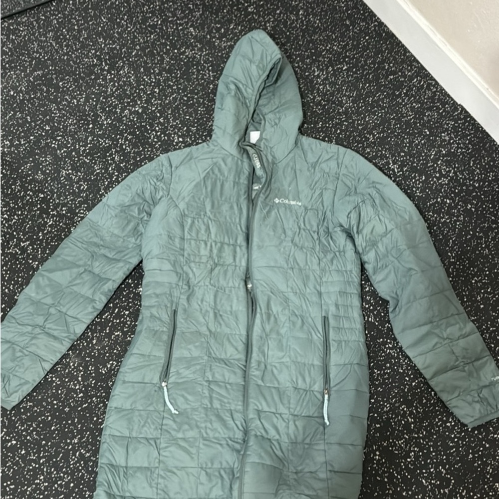 Columbia Women's Green Hooded Jacket
